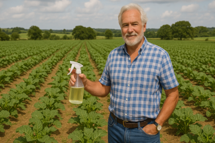 Os biodefensivos em expansão mostram como o campo reduz a dependência de agrotóxicos, destaca Aldo Vendramin.